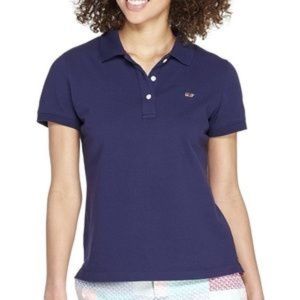 COPY - Women's Short Sleeve Polo Shirt - Navy - vineyard